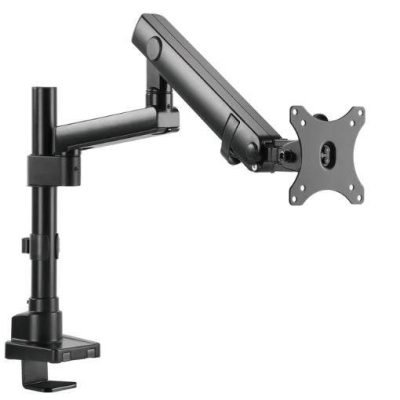 Twisted Minds SINGLE MONITOR ALUMINUM SLIM POLE-MOUNTED SPRING-ASSISTED MONITOR ARM
