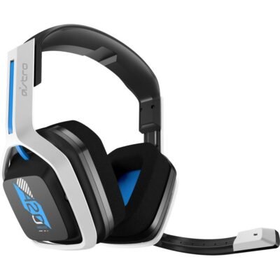 Astro Gaming A20 Wireless Headset Gen 2 for PlayStation 5, PlayStation 4, PC, Mac - White / Blue