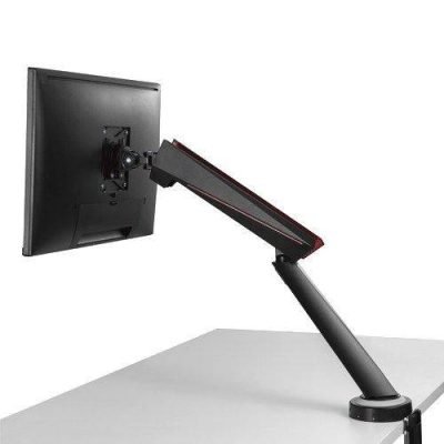 TWISTED MINDS RGB COUNTERBALANCE SINGLE MONITOR ARM WITH USB/AUDIO/MIC PORTS(17-32")