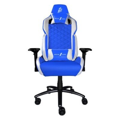 1st Player DK2 Blue & White Dedicated to improving gamers Gaming Chair