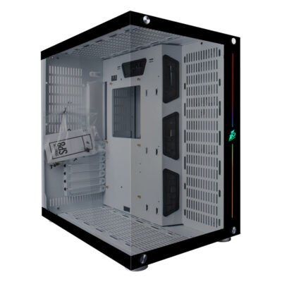 1st Player Steampunk SP8 50% View Glass Casing | RGB Strip | White