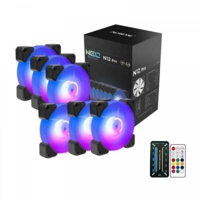 Alseye N12 Pro RGB Cooling Fan Kit - 6 pcs