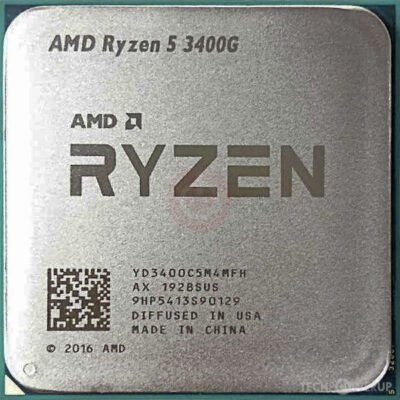 AMD Ryzen 5 3400G 4-core, 8-Thread Unlocked Desktop Processor with Radeon RX Graphics