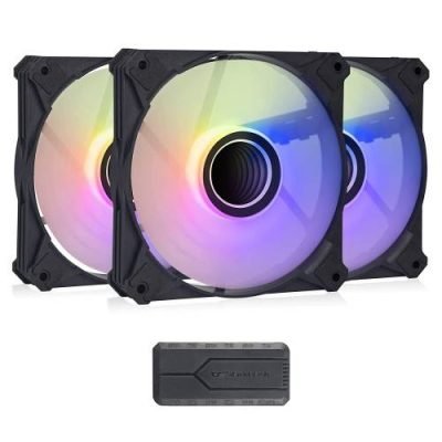 DarkFlash INF8 ARGB Fans 3 In 1 Black