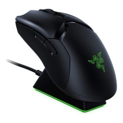 Razer Viper Ultimate with Charging Dock Ambidextrous Gaming Mouse with Razer™ HyperSpeed Wireless - Black RZ01-03050100-R3A1