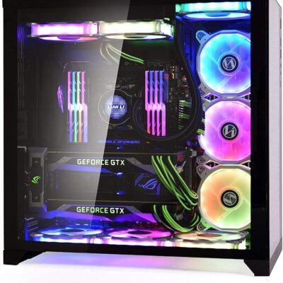 Lian Li PC-O11 Dynamic Mid-Tower PC Case with Front and Side Tempered Glass Panels (White)