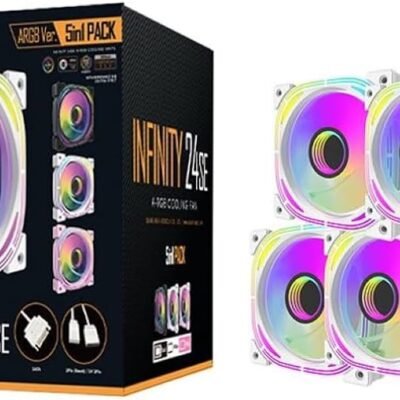Aigo DarkFlash Infinity 24se A-RGB 5x120mm White Fan Kit Kit INF24se5in1-WH