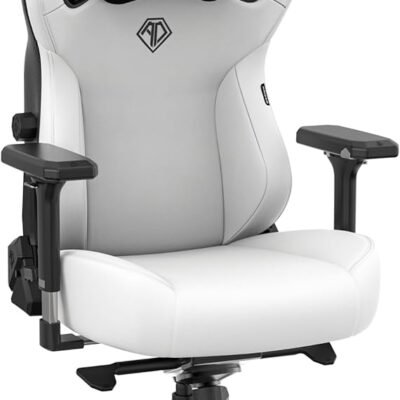 Anda Seat Kaiser 4 XL Leather Gaming Chair - Cloudy White