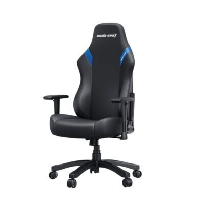 AndaSeat Luna Gaming Chair Ergonomic Reclining - Black & Blue