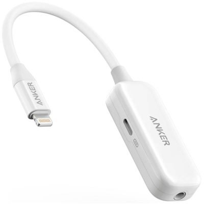 Anker 2-In-1 3.5mm Audio And Lightning Charging Adapter