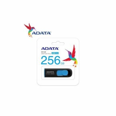 ADATA 256GB UV128 USB 3.2 Gen 1 Flash Drive (AUV128-256G-RBE)