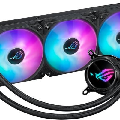 Asus Rog Strix LC III 360 ARGB AIO 360mm Liquid CPU Cooler – Black