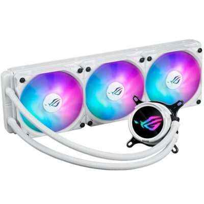 Asus Rog Strix LC III 360 ARGB AIO 360mm Liquid CPU Cooler - White