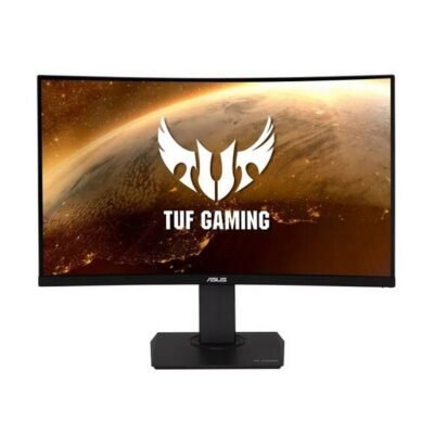 Asus TUF Gaming VG32VQR Curved HDR Gaming Monitor – 31.5 inch WQHD (2560×1440), 165Hz, Extreme Low Motion Blur Sync™, Adaptive-sync, Freesync™ Premium,1ms (MPRT), DisplayHDR 400, WCG