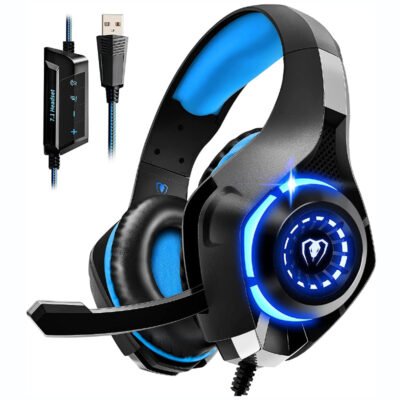 Beexcellent GM-110 7.1 Surround Sound Gaming RGB USB Headphone