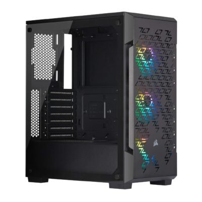CORSAIR iCUE 220T RGB Airflow Mid-Tower PC Case (Black)