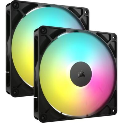 Corsair RS140 ARGB 140mm PWM Fans - Dual Pack