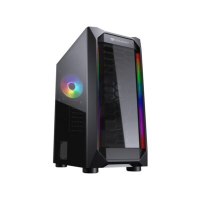 Cougar MX410-T Powerful and Compact Mid-Tower Case with Dual ARGB Strips