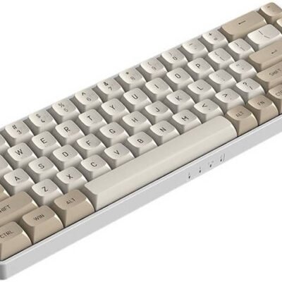 DarkFlash GD68 68 Keys Wireless Mechanical keyboard - Milky & Borwn