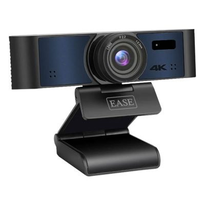 Ease 4K Webcam, 8X Digital Zoom, 106° FOV,