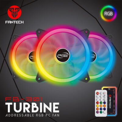 Fantech FB-301 TURBINE RGB FAN 3n1