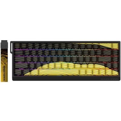 FGG MadLions MAD68 HE RGB 60% Wired Magnetic Switch Gaming Keyboard - Yellow