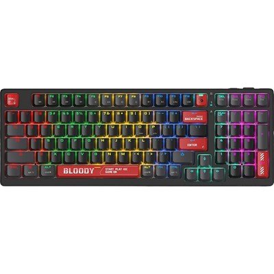 A4Tech Bloody WS98 Dual-Core Wireless Mechanical Keyboard - Sports Red