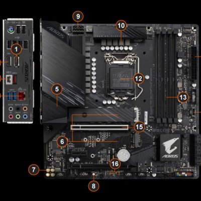 Gigabyte B560M AORUS ELITE Micro ATX Motherboard