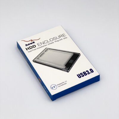 HAWK 2.5″ HDD Case USB 3.0 Crystal