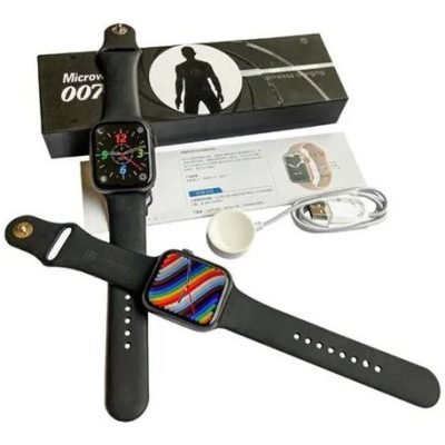 Microwear 007 Smart Watch IWO with wireless charging function 500+ Watch Face