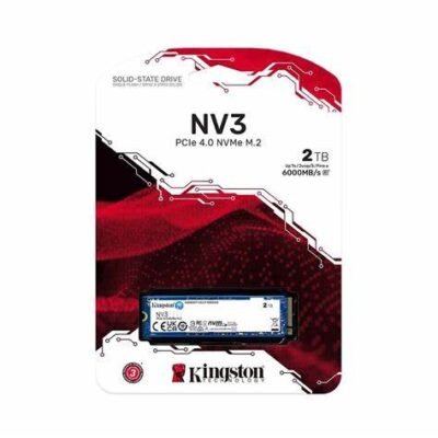 Kingston NV3 2TB M.2 2280 PCIe 4.0 NVMe SSD SNV3S/2000G, 6000MB/s