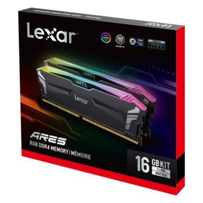 Lexar® ARES RGB 16*2 4000MHZ DDR4 Desktop Memory