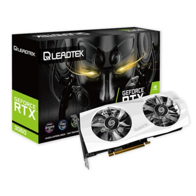 Leadtek WinFast GeForce RTX 3060 Hurricane White Edition | 12GB GDDR6 192-Bit Graphics Card