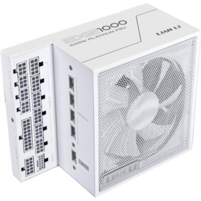 Lian Li Edge 1000W 80 Plus Platinum Fully Modular Power Supply - White (Free Delivery)