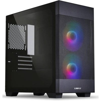 Lian Li Lancool 205M Mesh Mid-Tower microATX Gaming Case - Black - Free Delivery