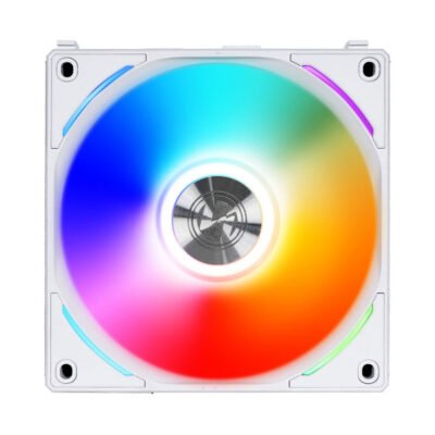 Lian Li UNI Fan AL120 RGB 120mm Daisy Chain UF-AL120-1W (White x 1)