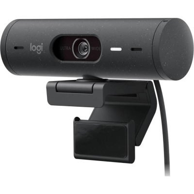 Logitech Brio 500 Full HD 1080p Webcam with Show Mode - Graphite
