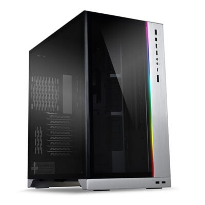 Lian Li PC-O11 Dynamic XL Large Tower Gaming PC Case with Front and Side Tempered Glass Panels and ROG Certified RGB Support (Silver)(Free Shipping)