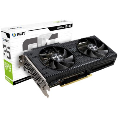 Palit GeForce RTX 3050 Dual | 8GB GDDR6 128-Bit Graphics Card | RGB Logo