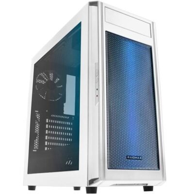 RAIDMAX ALPHA PRIME WHITE RGB GAMING CASE