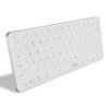 RAPOO E9050L Multi-Device Wireless Keyboard Rechargeable - White