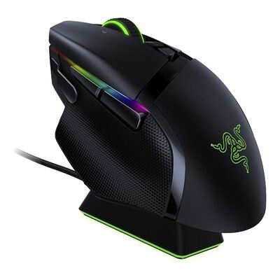 Razer Basilisk Ultimate with Charging Dock Wireless Gaming Mouse with 11 Programmable Buttons