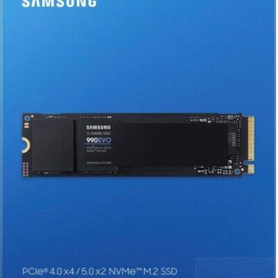 Samsung 990 EVO 2TB SSD, PCIe Gen 4x4, Gen 5x2 M.2 2280 NVMe Internal Solid State Drive