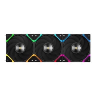 Thunder Ember TCS-45B ARGB 120mm Case Fan - 3 Pack (Black)