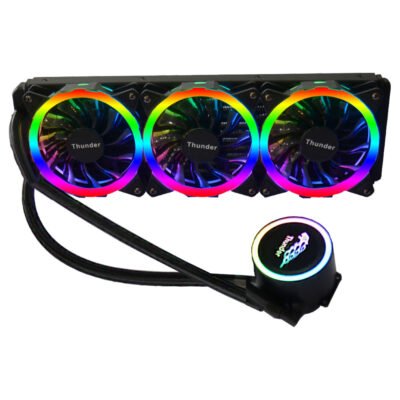 Thunder Bora 360mm All-In-One (AIO) Cooler | Black with RGB Fans and Block