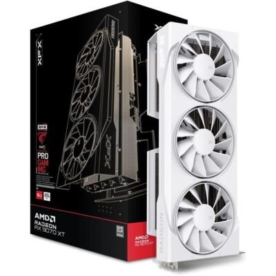 XFX Swift AMD Radeon RX 9070XT Triple Fan - White