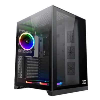 Xigmatek Aquarius S Black Tempered Glass ARGB Mid Tower Chassis
