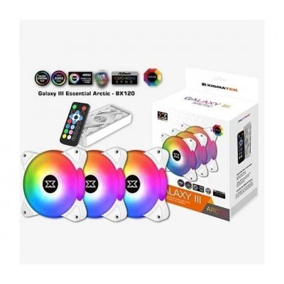 Xigmatek Galaxy III Essential Arctic ARGB 3 Fan Pack