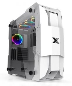 Xigmatek X7 Tempered Glass ARGB Super Tower Chassis - White