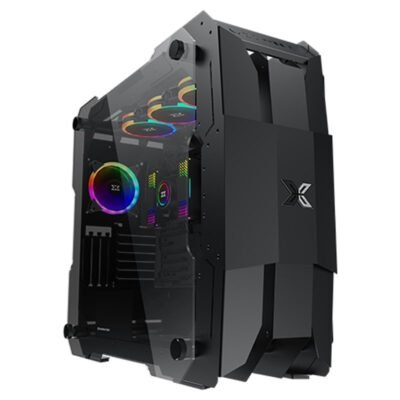 Xigmatek X7 Tempered Glass ARGB Super Tower Chassis - Black